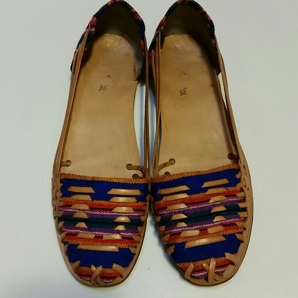 boho leather sandals